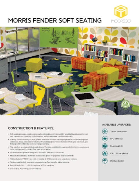 Morris Fender Soft Seating Feature Sheet