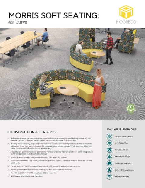 Morris Soft Seating 45º Feature Sheet