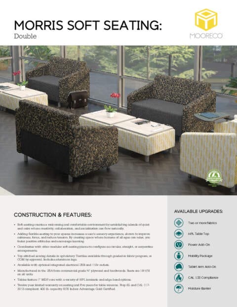 Morris Soft Seating Double Feature Sheet
