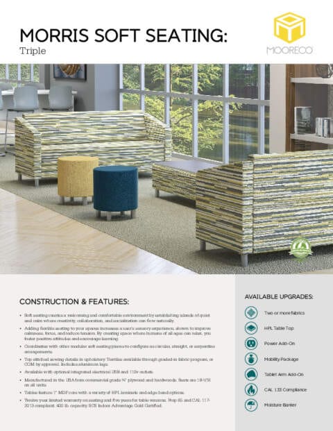 Morris Soft Seating Triple Feature Sheet
