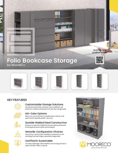 Folio Bookcase Feature Sheet