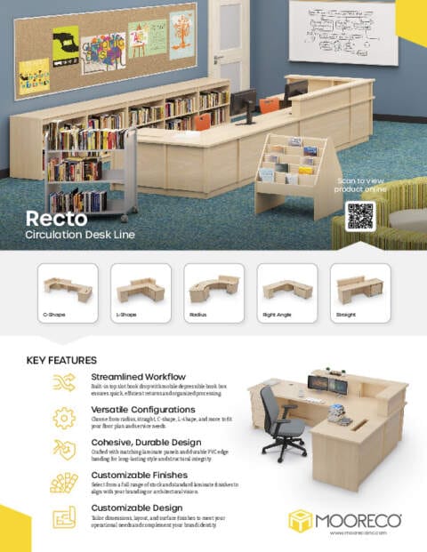 Recto Circulation Desk Feature Sheet