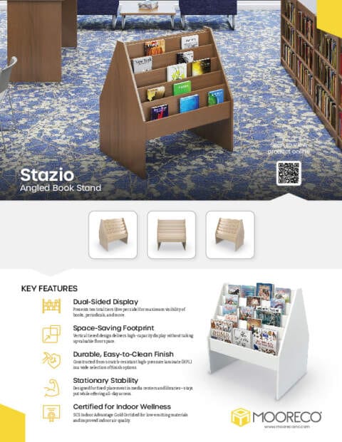 Stazio Angled Book Stand Feature Sheet