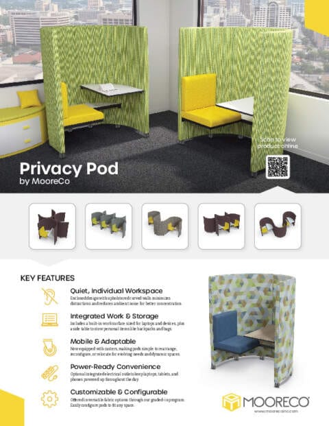 Privacy Pod Feature Sheet