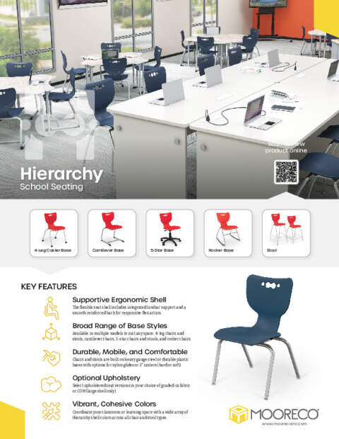 Hierarchy 1.0 Seating Feature Sheet