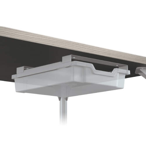 Student Desk Tote Tray III Platinum